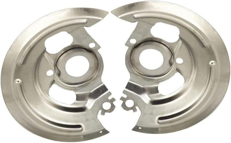 TOM For 1964 1965 1966 1967 1968 1969 1970 1971 1972 Chevy GM A Body Backing Dust Shields Plates Disc Brake Pair - Image 2